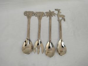 Ensemble de couverts en acier inoxydable de qualité supérieure, finition argentée, cuillère, couteau et fourchette pour la vaisselle de mariage au meilleur prix - Product Image 2