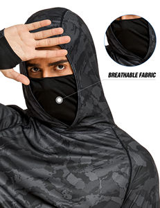 Ropa Deportiva Impermeable de Alta Calidad, Sudadera con Capucha para Pesca al Aire Libre, Manga Larga, Malla con Protección Solar UPF 50, Transpirable, Tallas Grandes para Adultos, OEM - Product Image 4