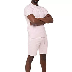 Ensembles de sport décontractés pour homme avec bandes latérales, tendance été, vente en gros, prix abordable, matière confortable - Product Image 4