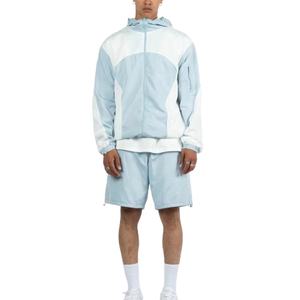 Conjunto Deportivo de Gimnasio al por Mayor: Chaqueta con Cremallera y Pantalones de Ajuste Regular, Estampado Personalizado, Cortavientos, Ropa Deportiva Ecológica de 2 Piezas - Product Image 3