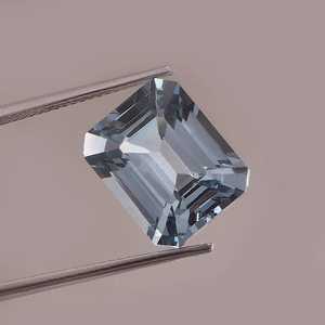 Tourmaline Indicolite Grise Naturelle Brésilienne, Pierre Précieuse Facettée Taille Octogonale, Nettoyée à la Loupe, ZUBEDA GEMS JEWELRY 2.00 Ct pour - Product Image 3