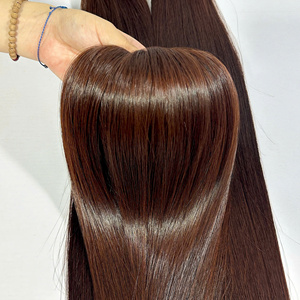 Precio al por mayor Ksix Cabello Virgen Vietnamita de Doble Trama en Color Marrón 100g con Empaque Estilo Negro - Product Image 6