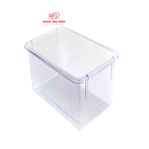 Caja de Almacenamiento Multifuncional Rectangular de Plástico Transparente, Moldeada por Inyección, Ecológica, para Herramientas Familiares, Maquillaje y Objetos Pequeños - Product Image 2