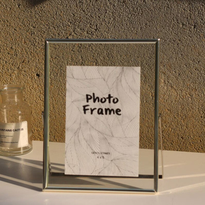 กรอบรูปสไตล์โมเดิร์นหรูหรา สีเงิน ทำจากสแตนเลสสตีล พร้อมกระจกตกแต่ง กรอบรูปคุณภาพสูง ขัดเงาอย่างดี - Product Image 6