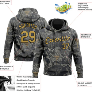 Sweat-shirt à capuche en molleton personnalisé avec logo brodé, impression par sublimation, coupe classique, qualité supérieure, streetwear - Product Image 4