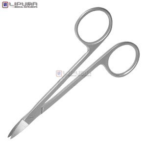 Tijeras Dentales Rectas Profesionales QUINBY de 12.0CM, Instrumentos Médicos Manuales para el Cuidado de las Encías, Estándar MOL, Venta al Por Mayor - Product Image 2