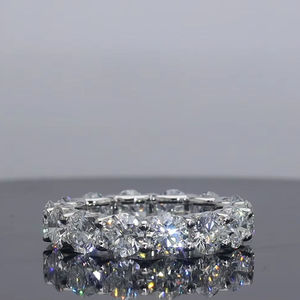 Wholesale 14k <b>Gold</b> Lab Grown Diamond Engagement <b>Ring</b> Eternity Band <b>Set</b> IGI Certified Round Brilliant Cut Bridal Jewelry <b>Set</b> - Product Image 1