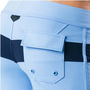 Shorts de plage d'été pour hommes - Confortables, absorbants la transpiration, respirants, écologiques, décontractés, taille mi-haute élastique, longueur cinq-quarts - Product Image 3