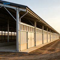 Bâtiment de stockage agricole à ossature en acier pour entrepôt de cerises et baies, galvanisé à chaud, pour le stockage de céréales et de fruits, design moderne