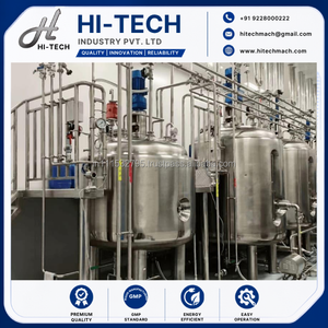 Planta de Fabricación de Jarabe Totalmente Automática de Alta Tecnología con Accionamiento Eléctrico para Preparación, Filtración y Llenado de Jarabe Líquido - Product Image 2
