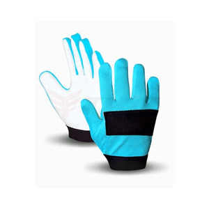 Gants de gardien de but de football unisexes, doigts entiers, jaune et noir, paume antidérapante en PU, fermeture à enfiler, usage sportif - Product Image 2