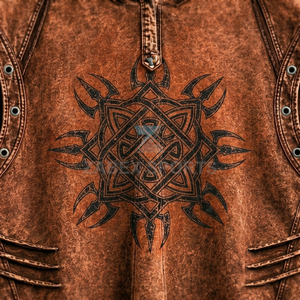 Chaleco con Capucha sin Mangas de Mezclilla Lavada al Ácido para Hombre, Estilo Vintage, Ropa Casual Urbana, OEM ODM Personalizado en Zabex Sports - Product Image 4