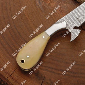 Couteau de boucher en acier Damas ultra-affûté de 8 pouces, multi-usage, fait main, pour la chasse, le camping, le travail du bois, OEM - Vente chaude - Product Image 5