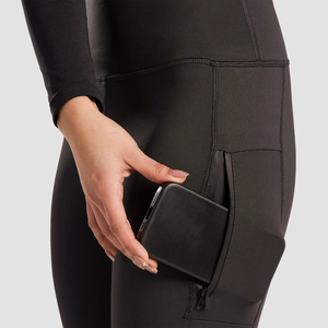 เลกกิ้งออกกำลังกายเอวสูงแบบไร้รอยต่อพิมพ์โลโก้ได้ตามต้องการ สำหรับฟิตเนส โยคะ และออกกำลังกายสำหรับผู้หญิง - Product Image 6