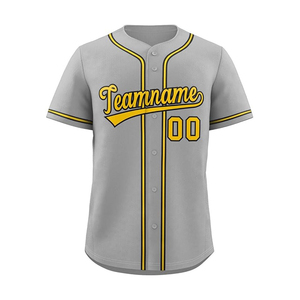 Custom Logo Plus Size <b>Baseball</b> Jersey High Quality Sublimated Design 100% Polyester <b>Baseball</b> Short Sleeve Button Front Regular - Product Image 2