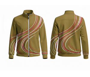 Veste de sport personnalisée à fermeture éclair intégrale avec impression par sublimation sur toute la surface, chaude, respirante et à séchage rapide |   Tailles Hommes Femmes Jeunes - Product Image 4