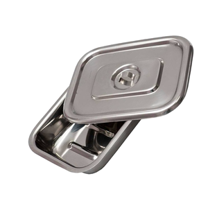 Tapa de Acero Inoxidable para Bandeja de Instrumentos, Solo para Juego de Instrumentos Quirúrgicos de 254x203x50mm, Fabricante Certificado CE, Pakistán - Product Image 1