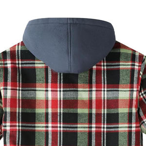 Sweat à capuche personnalisé à col montant pour homme, doublé polaire, double couche, zippé, imprimé numérique, streetwear d'hiver, vente en gros de vêtements d'hiver - Product Image 2