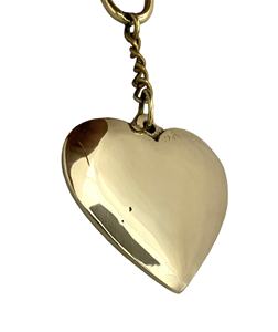 Llavero Decorativo Hecho a Mano con Forma de Corazón de Latón, Accesorio de Regalo - Product Image 2