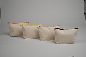 Sacs cosmétiques en toile PFIVE les plus vendus, vente en gros d'usine, mini pochettes de rangement de voyage, étuis à maquillage à fermeture éclair tendance - Product Image 4