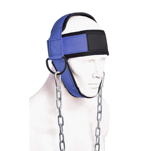 high Quality Neoprene Neck <b>Training</b> <b>Head</b> Harness with Chain for Weight Lifting-Non-Slip Chin and Neck Exerciser Straps - Product Image 4
