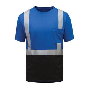 Camiseta Polo de Alta Visibilidad con Malla Tipo Ojo de Pájaro, Reflectante, Fluorescente, Ropa de Trabajo de Seguridad de Secado Rápido, Camiseta de Alta Visibilidad con Logotipo Personalizado, Ropa para Hombre - Product Image 2