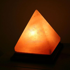 Classic Design Himalayan Pyramid Shaped Salt <b>Lamp</b> Handcrafted Himalayan Pyramid Shaped Salt <b>Lamp</b> For <b>Table</b> - Product Image 2