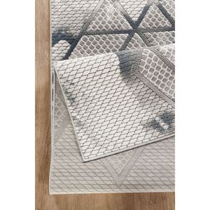 Geometrix GC_DIM1006 Gray <b>Runner</b> <b>Rug</b> 2 Ft. 7 In. X 9 Ft. 10 In. Area <b>Rug</b> - Product Image 2