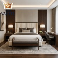 Vantel, fabricant de meubles d'hôtel sur mesure, ensemble de meubles de chambre d'hôtel modernes pour projets de luxe
