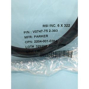 PARKER V0747-75 O-RING 2-393, 2-393V747-75 - Equipo y Piezas de Semiconductores de Confianza de Marca Global - Product Image 5