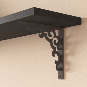 Acacia <b>Wood</b> with Cast Iron wooden wall shelves and floating shelves OEM Custom Wholesale | Aqdus Saleem India - Product Image 1