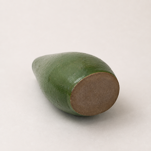 Handmade Shining Glaze Green <b>Bud</b> Shaped Ceramic Flower <b>Vase</b> Modern Minimalist Porcelain Vessel Wedding Tabletop <b>Vase</b> - Product Image 4
