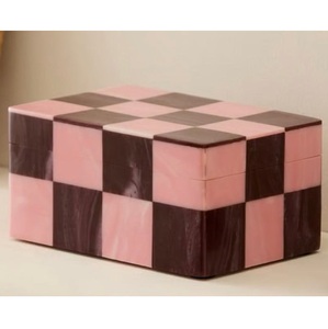 Boîte de rangement décorative noire perlée, organisateur de bijoux fait main, boîte à souvenirs de luxe avec motif de perles rondes en relief, tendance - Product Image 6