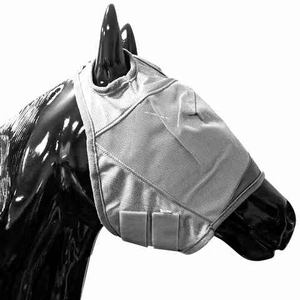 Horse Fly Mask Breathable Anti-Mosquito Elastic Comfortable Face Cover & Ears Protection for Horse Riding <b>Equestrian</b> with OEM - Product Image 2