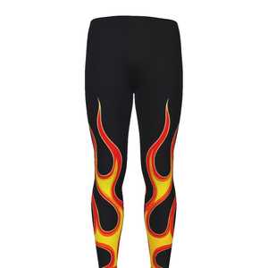 Leggings de yoga à compression intégrale pour homme REBA SPORTS IMPEX, couleur personnalisée, imprimé numérique, respirant, taille élastique, 140g - Product Image 1
