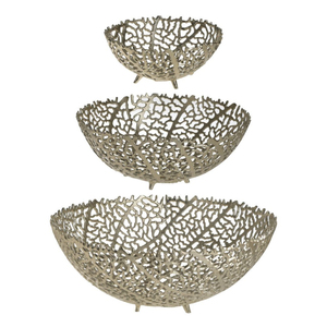 Gold Leaf Branch Decorative Serving <b>Tray</b> Carved Metal Glam Style Handmade Food Serving Bowl Dish Party Use In Impressive Price - Product Image 6