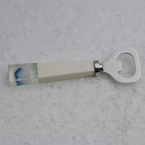 เครื่องมือที่ดีที่สุดที่บ้านร้านอาหารบาร์โรงแรมที่เปิดขวดโลหะเงินแฮนด์เมดที่จับเรซินสีดำ - Product Image 2