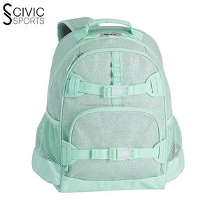Mochila de porristas para estudiantes con forro de poliéster con patrón de paneles brillantes con marco interno para viajes - Product Image 3