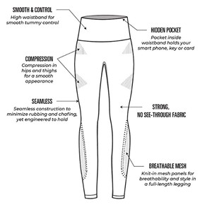 Leggings de Yoga y Gimnasio para Mujer, Tejidos con Fibra de Algodón/Bambú, Transpirables, Antibacterianos, Cintura Elástica, Venta al Por Mayor 2026 - Product Image 5