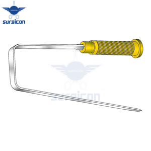 Disector Quirúrgico Reutilizable de Acero Inoxidable de 22.5 cm y 3 cm, Herramienta Médica para Cirugía General, Plástica y Cosmética - Product Image 3