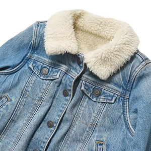 Winter New Design Corduroy Denim Boys <b>Jackets</b> 100% Cotton Lambswool Thickened Warm Kids Jeans <b>Jackets</b> - Product Image 4
