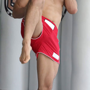 Shorts de Muay Thai pour hommes actifs, nouveau design, 100% polyester, équipement d'entraînement pour le combat et le kickboxing, matière douce et à séchage rapide - Product Image 4