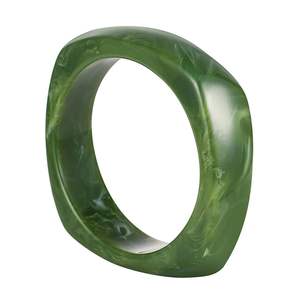 Brazaletes de Resina de Cristal Elegantes, Accesorios de Moda para Conjuntos Casuales - Product Image 5