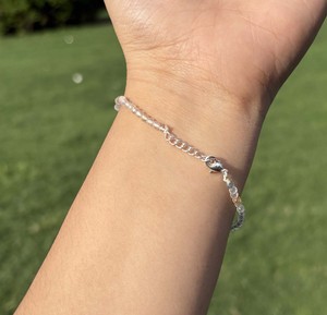Natural Golden Rutile Quartz Beaded Sterling <b>Silver</b> <b>Adjustable</b> Gemstone Beads <b>Bracelet</b> Handmade Trendy Gift Jewelry - Product Image 2
