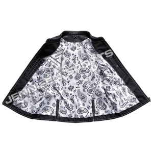 เสื้อกั๊กไบค์เกอร์ OEM สำหรับผู้หญิง หนังวัวแท้คุณภาพพรีเมียม ไซส์ใหญ่ ได้รับมาตรฐาน CE กันน้ำ ปรับขนาดได้ บุซับใน - Product Image 6