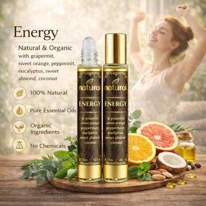Aceites Esenciales Energéticos <span class=keywords><strong>de</strong></span> Alta Calidad en Roll-on, Refrescantes, para Ejercicio, Gimnasio, Estimulantes, Portátiles, Personalizados, OEM - Product Image 1