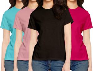 Camiseta de verano BD Cómoda promocional Buena calidad Señoras jóvenes Mujeres Camisa Ropa Casual Cantidad XXXL Tiempo - Product Image 3