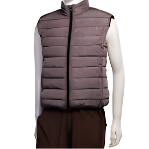 Chaleco al por mayor de invierno, liso, informal, reflectante de seguridad, acolchado, con peso, refrigerante, térmico, para entrenamiento, gimnasio, running, personalizado frontalmente, OEM ODM - Product Image 3