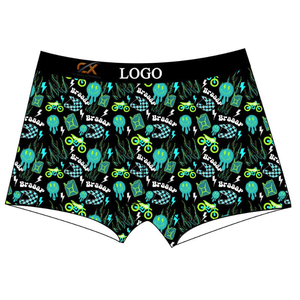 Customizable Plus Size <b>Polyester</b> <b>Boxer</b> Briefs Manufacturer| Mid-Rise Trunks with No-Fly Design for Wholesale Distributors - Product Image 2