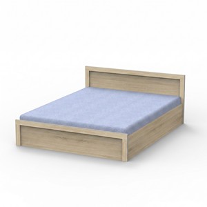 Base de Cama Moderna 2216 Tamaño Queen, Plataforma para Colchón, Panel de Tablero de Partículas, Muebles Minimalistas para Dormitorio, Multifuncional - Product Image 3